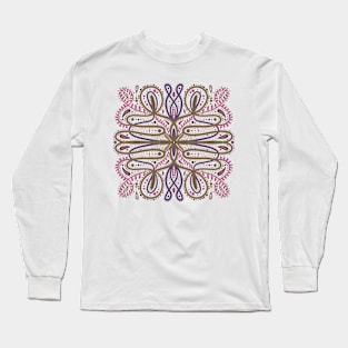 Vines & Vibes (Peaceful Pansy) Long Sleeve T-Shirt